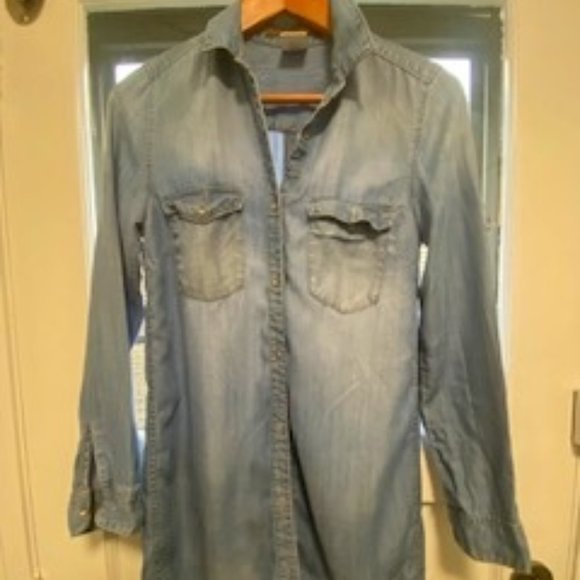 FREE -Denim lightweight shirt dress size S with any purchase - Picture 1 of 10